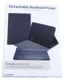 Mobilize Tablet pc Bags-cases - 28087 Mobilize Removable Bluetooth Keyboard Case Samsung Galaxy Tab A8 10 5 2021 Black Qwertz