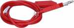 Hirschmann Measuring Cable Banana Plug - Mln100-1 Messleitung 4mm Stecker Rot 1m Lang