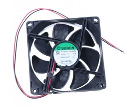Sunon 12v Dc Axial Cooler - 12v Ef92251s3-1000u-a99 Dc Axial Fan 92x92x25 (sleeve Bearing)