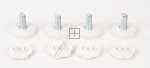 Compatible Foot - Device Feet 4 Pieces Alternative For Bosch-siemens