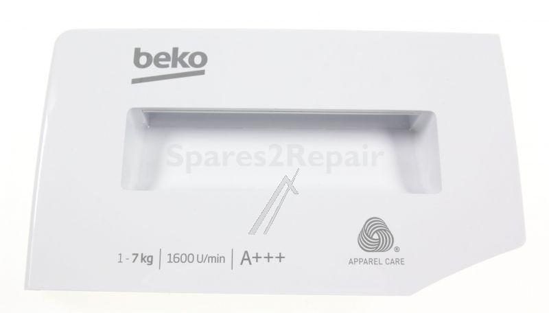 Detergent Dispenser Cover - 2420709516 C00896137 Detergent Drawer Front Cover Assembly [Arcelik]