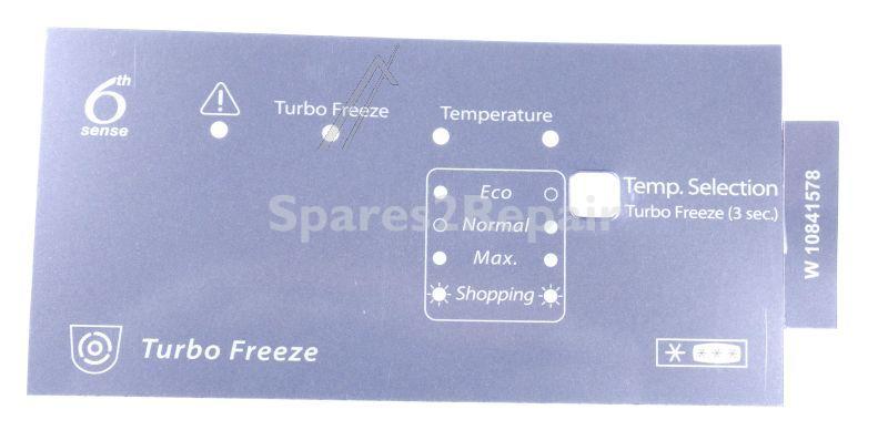 Gauge Disc - C00448047 481010841578 Insert Panel Turbo Freeze [Whirlpool Indesit]