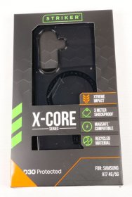 Striker Leather Bag Gsm - 81266 Striker X-core - D3o Xtreme Impact Mag Case - Black - Samsung A17 (4g-5g)