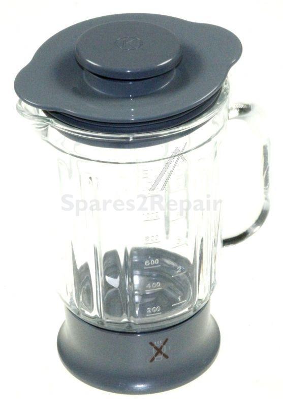 Mixer - Blender Bowl - Kw715833 Glass Blender Assembly - Grey - 1 2l [Delonghi]