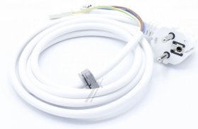 Haier Euro Power Supply Cable - 0530020937 49093415 Power Cable 190cm-45-white