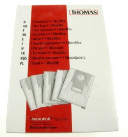 Thomas Vacuum Cleaner Bags - Set23 787412 Vacuum Cleaner Bags -set 23