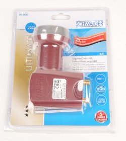 Schwaiger Quadruple Lnb - Quattro-lnb: 40mm-sun Protect, Ziegelrot