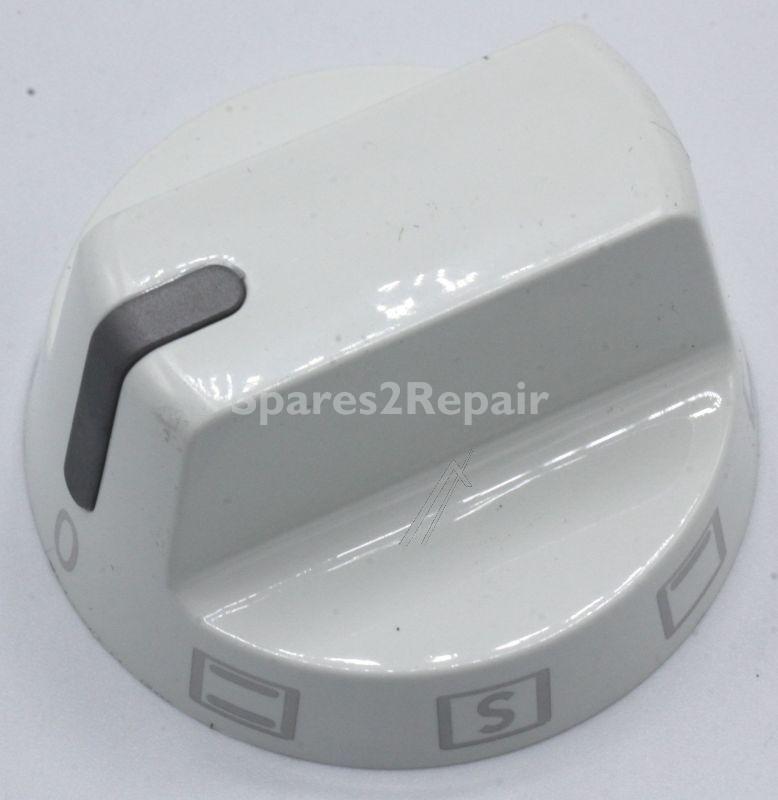 Hisense Gorenje Button - 703654 Knob Cyl 8+0 Oven White