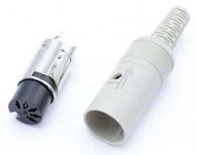 Hirschmann 5 Pin Din Socket - Mak 50 S 5 Pin Din Socket, Solder Connections, 180°