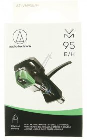 Audio Technica Magnetic Systems - Vm95 Series Elliptical Stereo Cartridge On At-hs6 Headshell