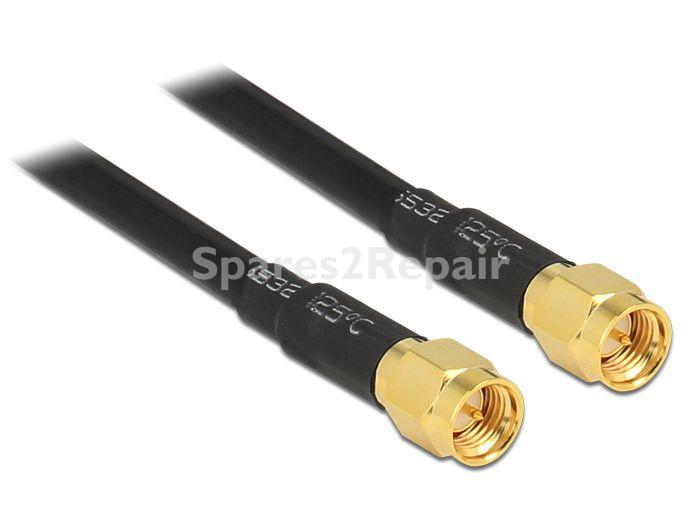 Delock Sma-cable - Antenna Cable Sma Plug > Sma Plug Lmr195 2 M