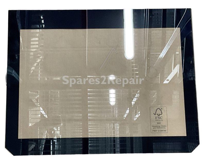 Oven inner Door Glass - 8053192 Inner Glass Door 514-404 Black Without Przep [Amica]