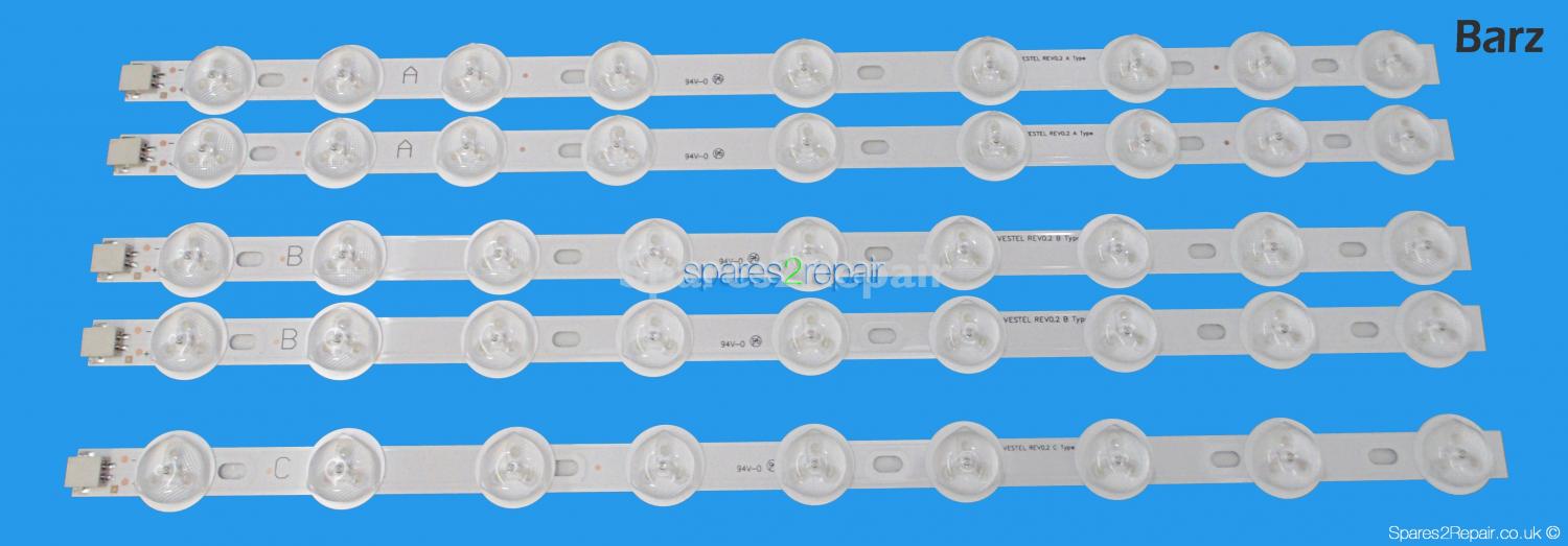 Vestel 39 inch Full LED Backlight Array - VES390UNDA-01 - VES390UNDA-02 - VES390UNDA-03