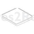 Cover Plate - 1173175009 Business Top Complete White [Electrolux Aeg]
