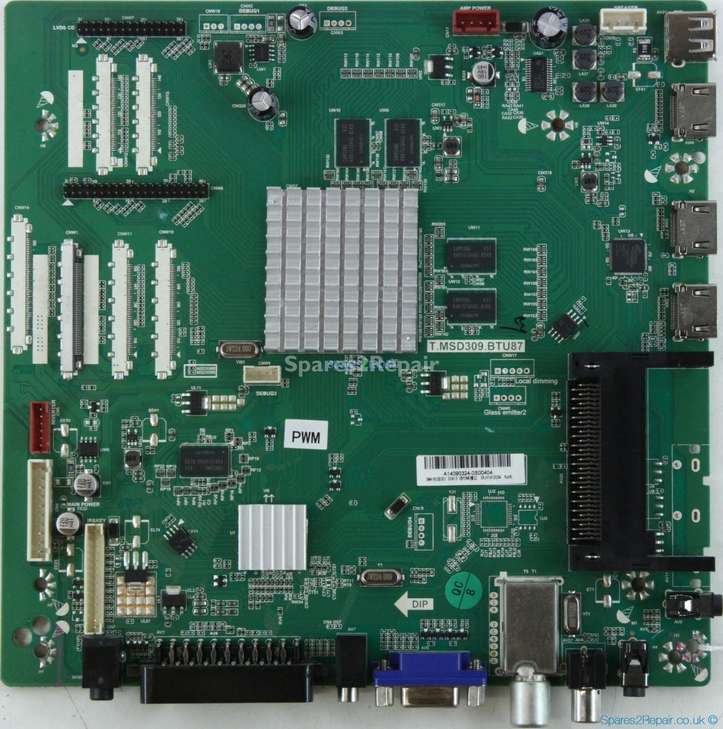 Goodmans G42250DVB4K2K-LED - Main AV - T.MSD309.BTU87 - A14090324