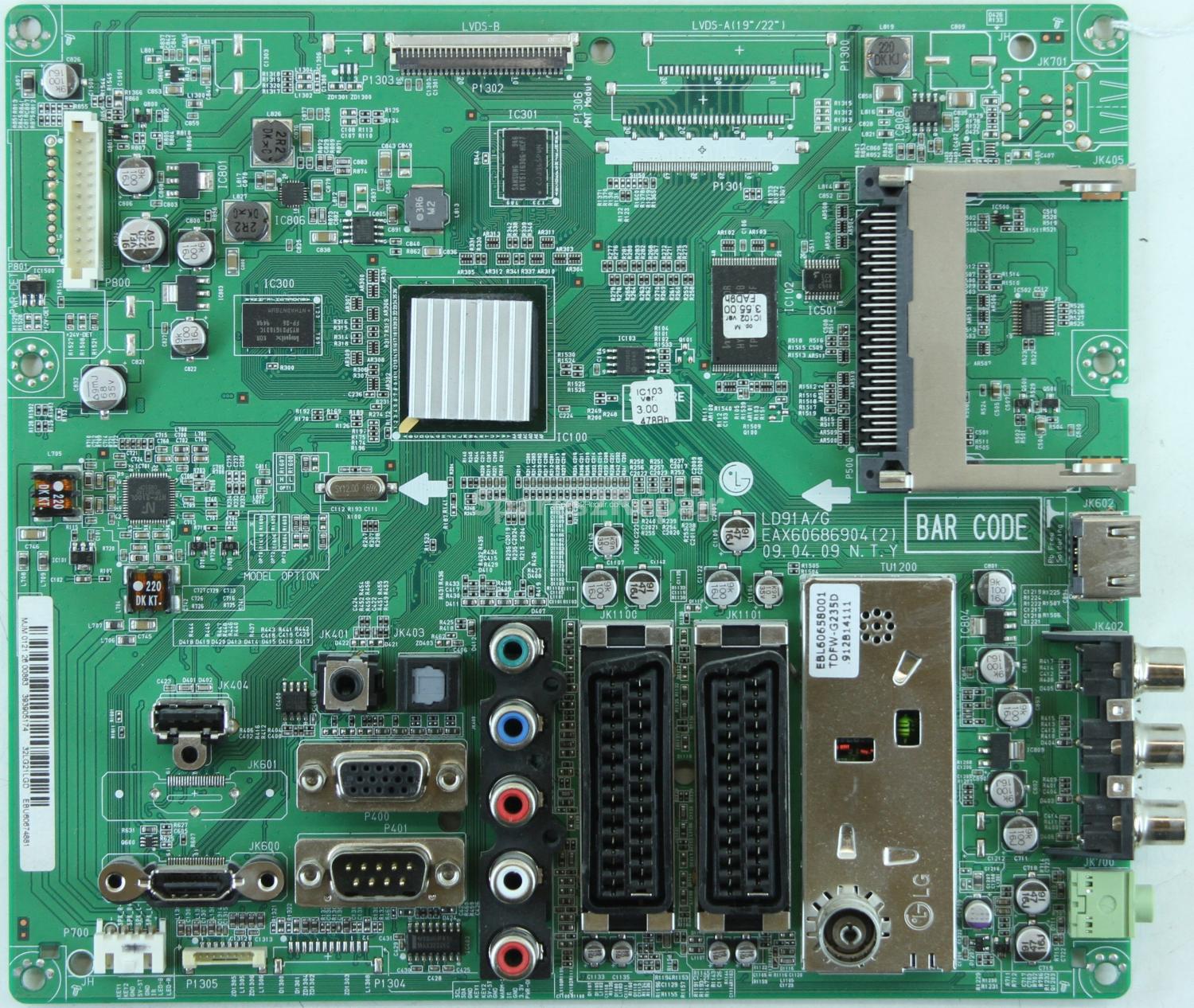 LG 32LG2100 - Main AV - EBU60674881 - EAX60686904(2) - LD91A/G