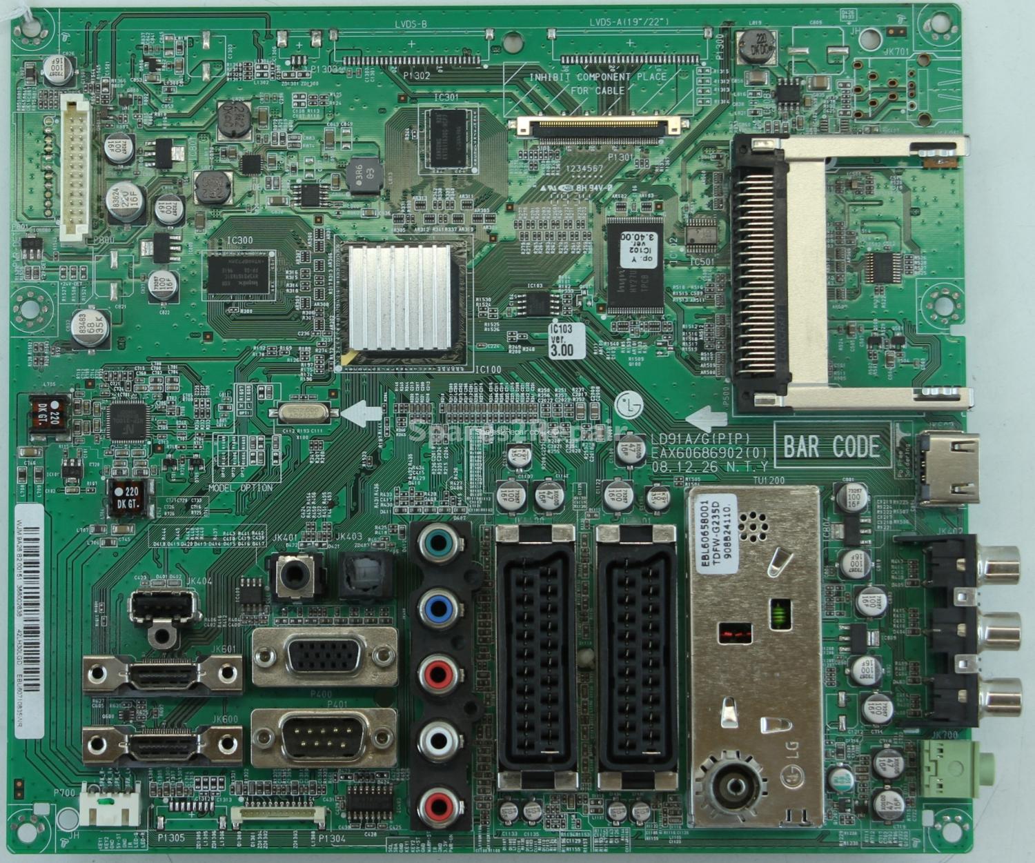 LG 42LH3000 - Main AV - EAX60686902(0) - EBU60710835