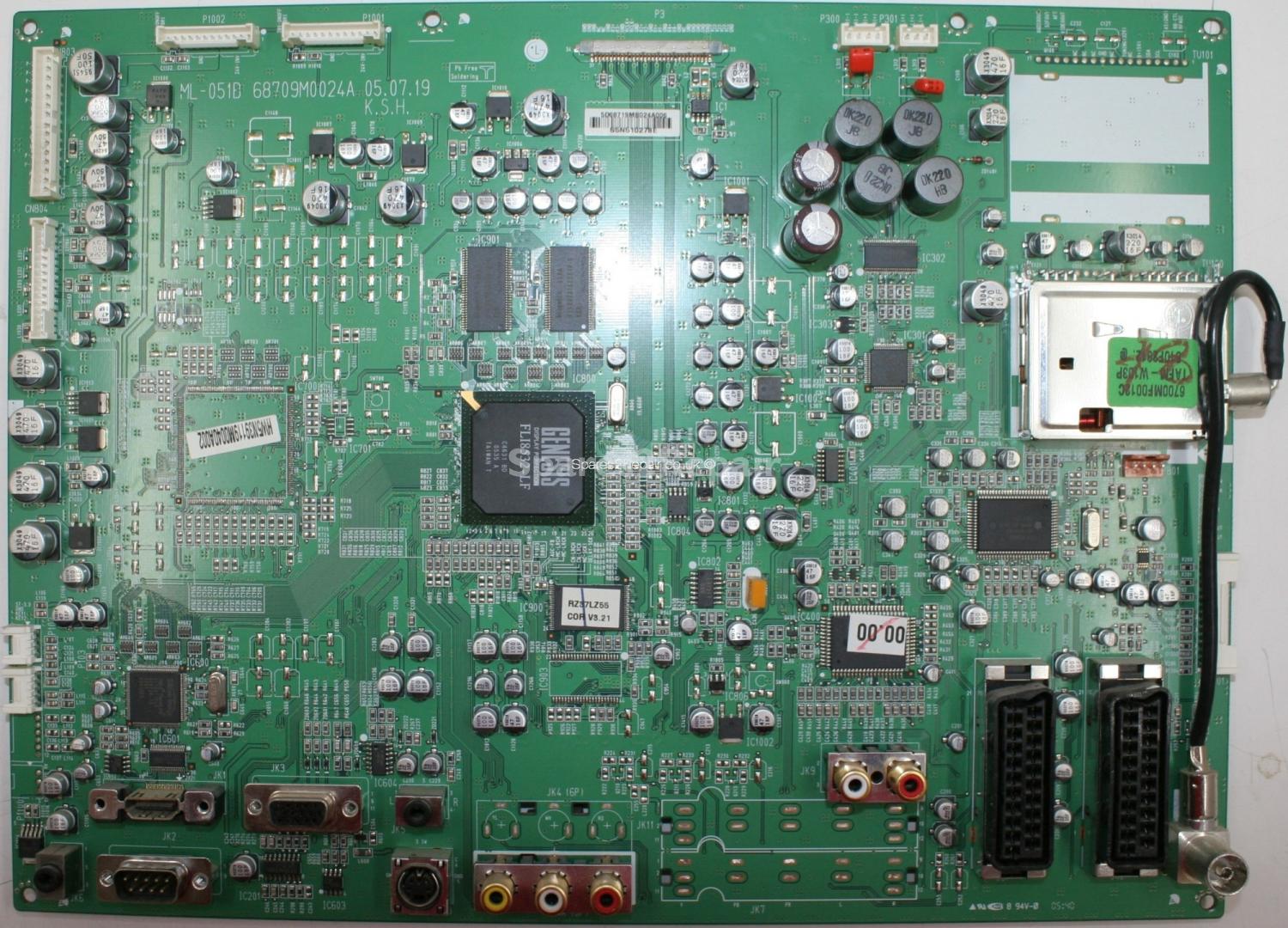 LG RZ-37LZ55 - Main AV - 68719MB024A - 68709M0024A - ML-051B