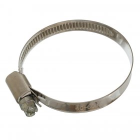 Universal Zinc-Protected Mild Steel Gas Hose Clamps (40-60mm) (Pack of 10)