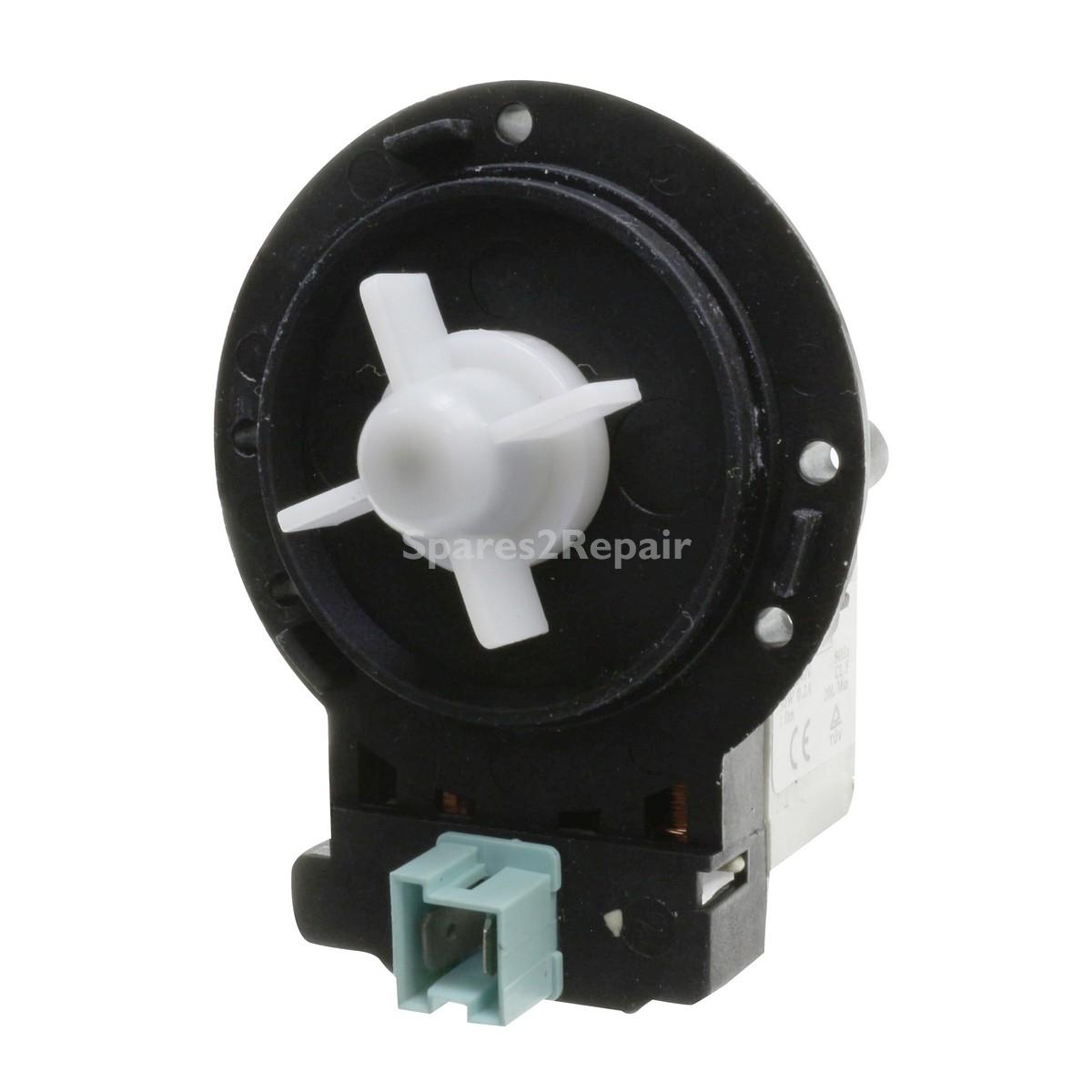 Universal Drain Outlet Pump Base with Fitted TOC (Screw Fixing, Twin Plug In, Bottom Positioned Front Facing Terminals, 220V-240V, 50Hz)