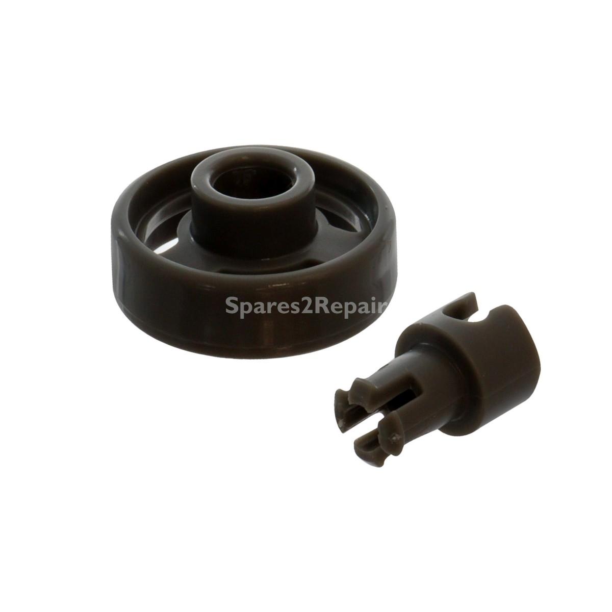 Compatible for Stoves, Belling, New World, Baumatic BDW13 Type Dishwasher Lower Basket Wheel (Pack of 1)