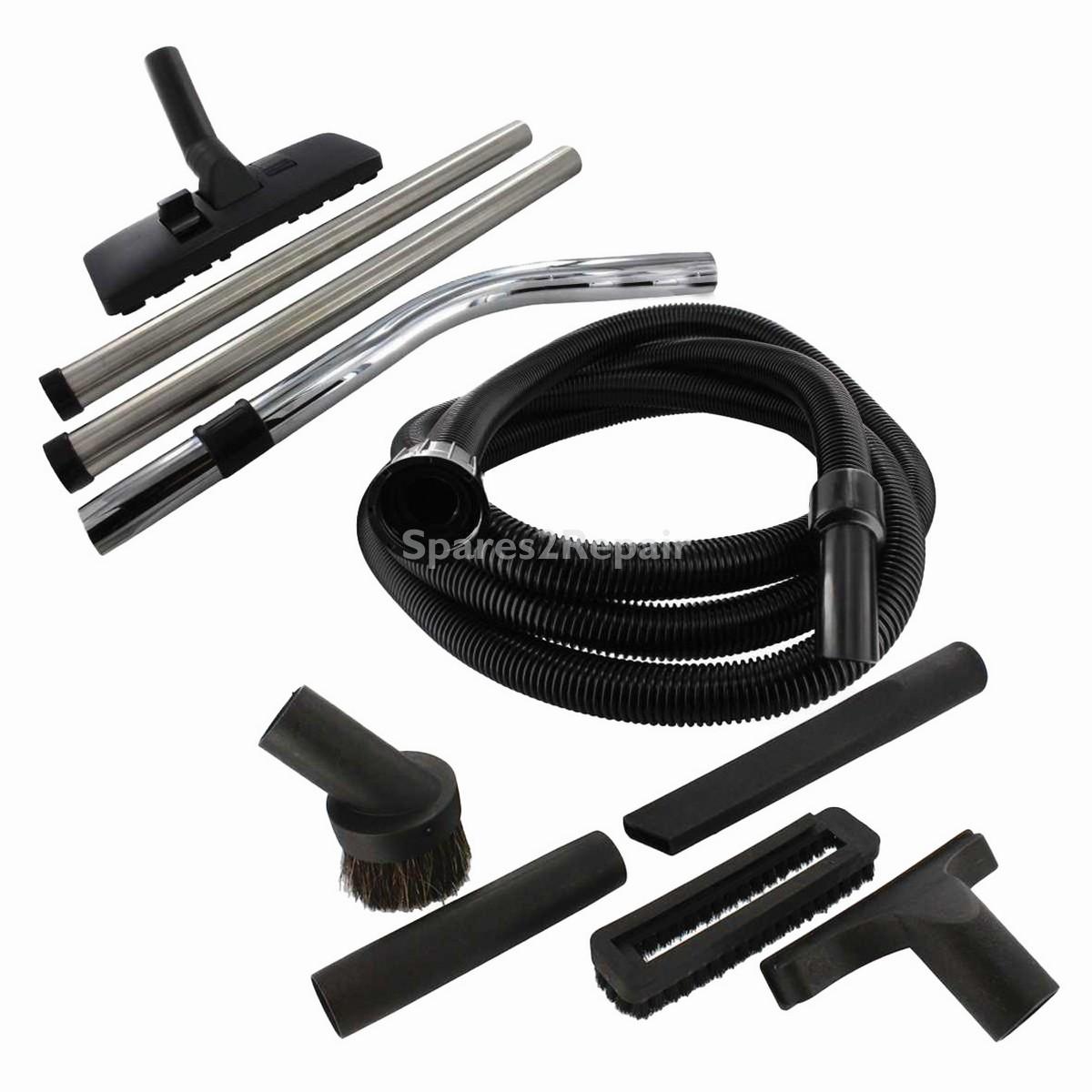 Compatible for Numatic Bulk Packed 8x 'A1 Style' Bagged Tool Kits with High Quality 2.5m Flexible Hose, Synthetic Dusting Brush & 32mm x 270mm Floor Tool Nozzle (1 Box of 8 Kits)