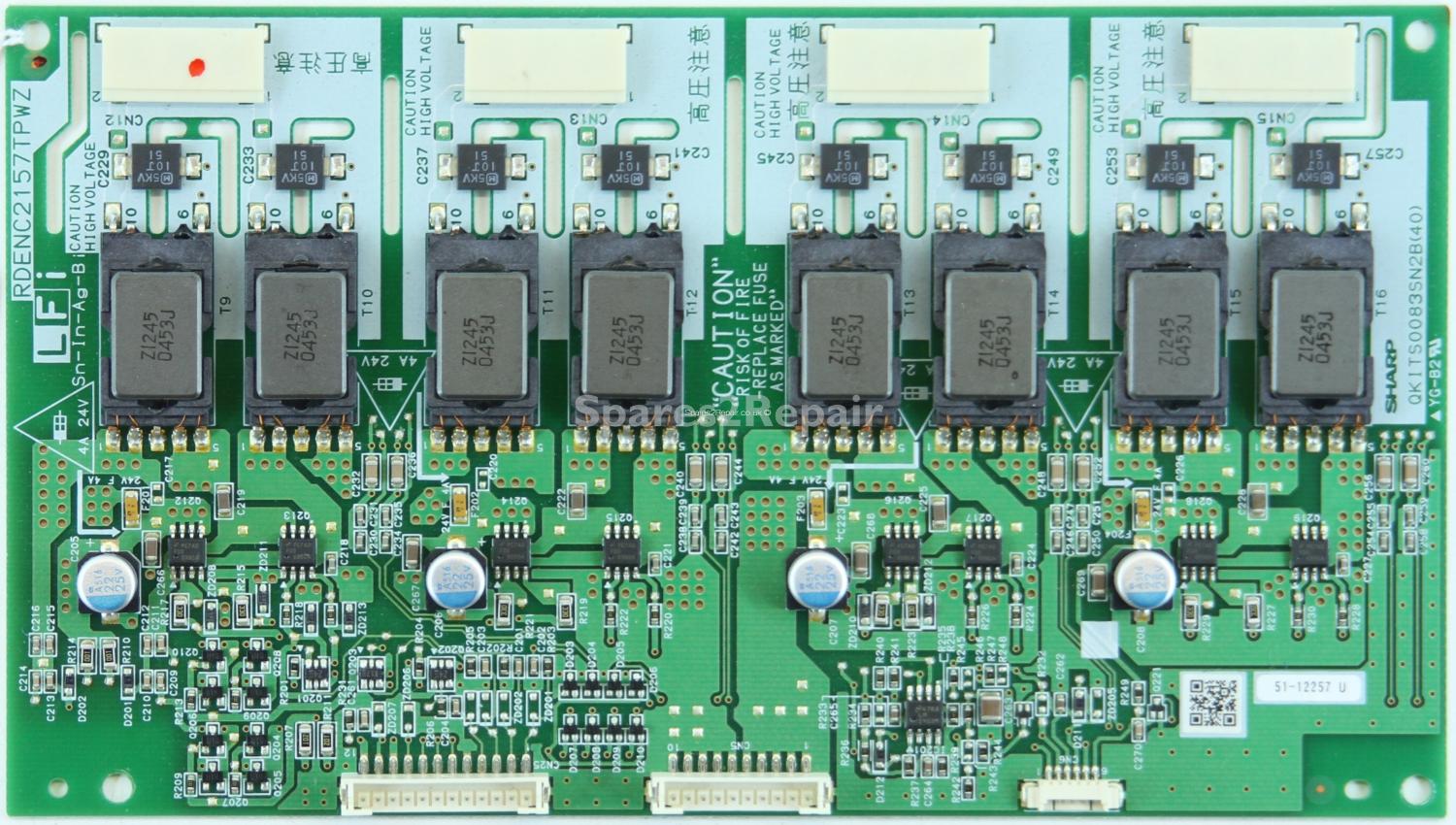 Philips 32PF9956/12 - Inverter - QKITS0083SN2B(40) - RDENC2157TPWZ - 51-12257 U