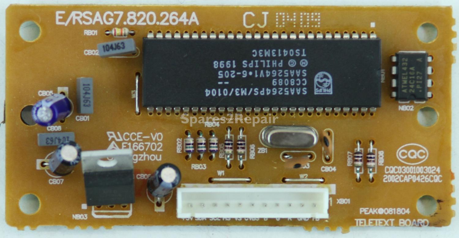 Polaroid LCD-2000 - Teletext Board - E/RSAG7.820.264A