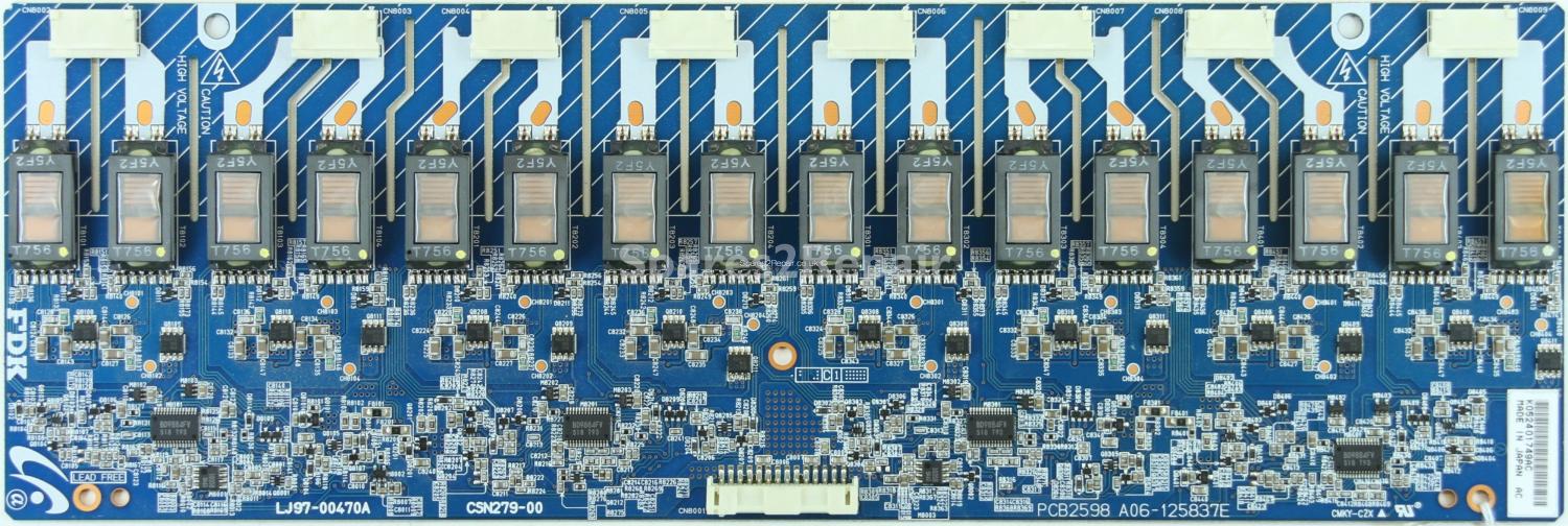 Sony KDL-V26A12U - Inverter - LJ97-00470A - PCB2598 - A06-125837E - CSN279-00